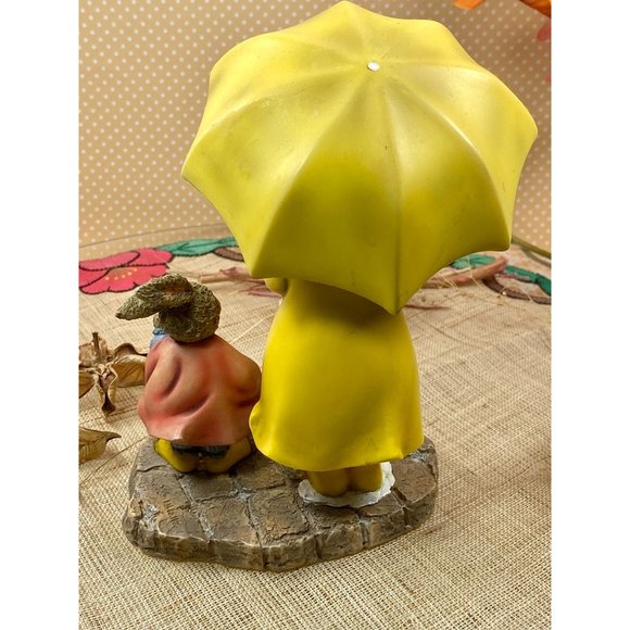 Special Friends "Sarah and Chester" Waiting in the rain #16, 1998, handpainted, - Picture 5 of 17